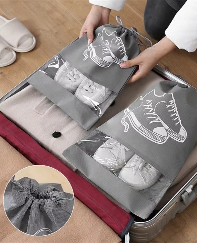 SET DI 5 BORSE PORTATILI PER SCARPE