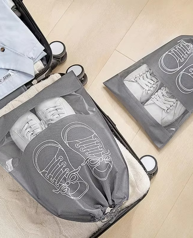 SET DI 5 BORSE PORTATILI PER SCARPE