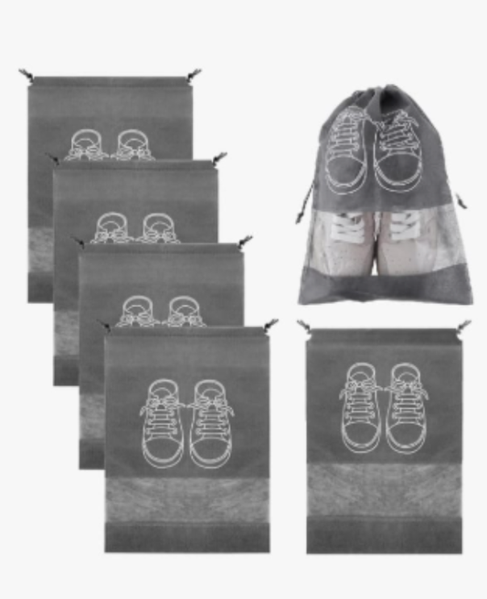 SET DI 5 BORSE PORTATILI PER SCARPE